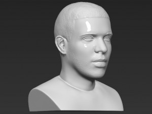 drake bust 3d printing ready stl obj 3D-Druckmodell