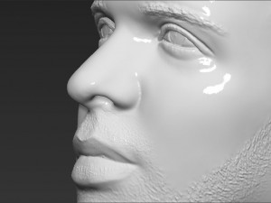 drake bust 3d printing ready stl obj 3D-Druckmodell