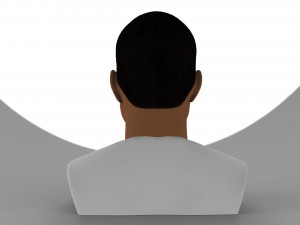 kanye west bust ready for full color 3d printing 3D-printmodel