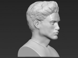 edward cullen twilight robert pattinson bust 3d printing ready Modello di stampa 3D
