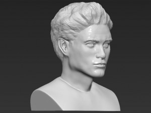 edward cullen twilight robert pattinson bust 3d printing ready Modello di stampa 3D