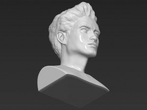 edward cullen twilight robert pattinson bust 3d printing ready Modello di stampa 3D