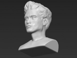 edward cullen twilight robert pattinson bust 3d printing ready Modello di stampa 3D