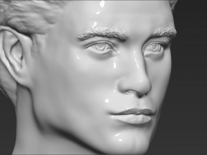 edward cullen twilight robert pattinson bust 3d printing ready Modello di stampa 3D