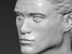 edward cullen twilight robert pattinson bust 3d printing ready Modello di stampa 3D