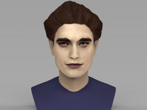 edward cullen twilight pattinson bust full color 3d printing Modello di stampa 3D