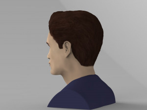 edward cullen twilight pattinson bust full color 3d printing 3D 프린트 모델