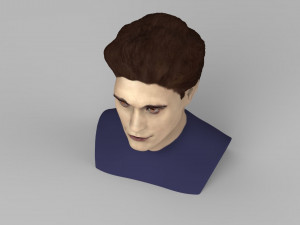 edward cullen twilight pattinson bust full color 3d printing 3D 프린트 모델