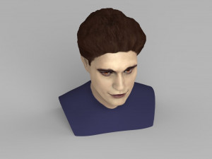 edward cullen twilight pattinson bust full color 3d printing 3D 프린트 모델