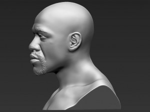floyd mayweather bust 3d printing ready stl obj 3Dプリントモデル