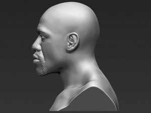 floyd mayweather bust 3d printing ready stl obj 3Dプリントモデル