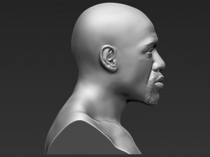 floyd mayweather bust 3d printing ready stl obj 3Dプリントモデル