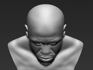 floyd mayweather bust 3d printing ready stl obj 3Dプリントモデル