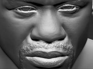 floyd mayweather bust 3d printing ready stl obj 3Dプリントモデル