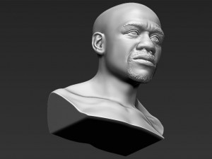 floyd mayweather bust ready for full color 3d printing Modèles 3D en vedette