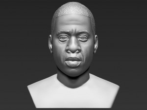 jay-z bust 3d printing ready stl obj 3D Print Model