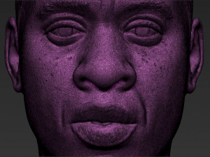 jay-z bust 3d printing ready stl obj 3D Baskı Modeli