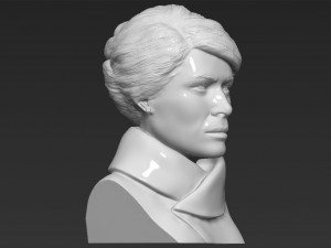 melania trump bust 3d printing ready stl obj 3D 프린트 모델