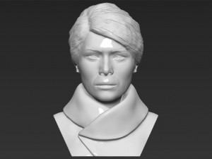 melania trump bust ready for full color 3d printing 3D Print Model