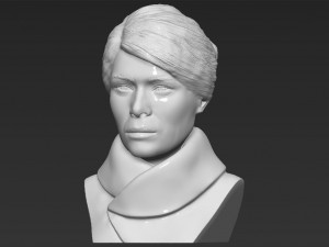 melania trump bust ready for full color 3d printing 3D Print Model