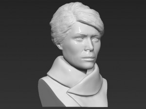 melania trump bust ready for full color 3d printing 3D Print Model