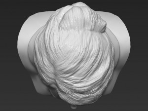 melania trump bust ready for full color 3d printing 3D Print Model