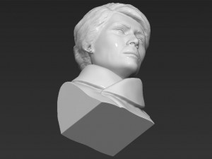 melania trump bust ready for full color 3d printing 3D Print Model