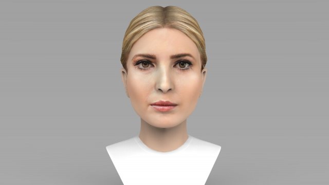 ivanka trump bust ready for full color 3d printing Modelo de impresión 3D .c4d .max .obj .3ds .fbx .stl .blend 