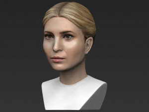 ivanka trump bust ready for full color 3d printing Modelo de impresión 3D