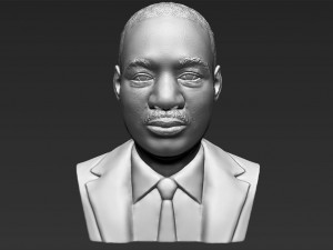 martin luther king bust 3d printing ready stl obj Modelo de impresión 3D
