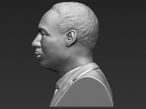 martin luther king bust 3d printing ready stl obj 3D 打印模型