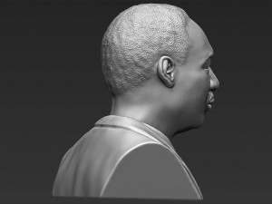 martin luther king bust 3d printing ready stl obj 3D 打印模型