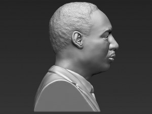 martin luther king bust 3d printing ready stl obj 3D 打印模型