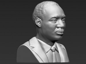 martin luther king bust 3d printing ready stl obj 3D 打印模型