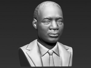 martin luther king bust 3d printing ready stl obj 3D 打印模型