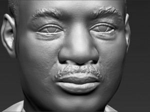 martin luther king bust 3d printing ready stl obj 3D 打印模型