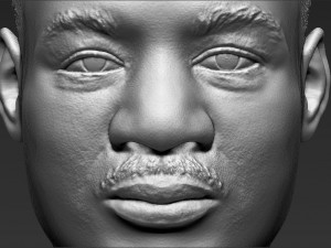 martin luther king bust 3d printing ready stl obj 3D 打印模型