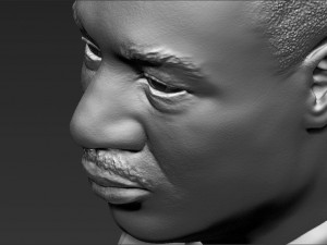 martin luther king bust 3d printing ready stl obj 3D 打印模型