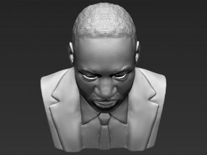 martin luther king bust 3d printing ready stl obj 3D 打印模型