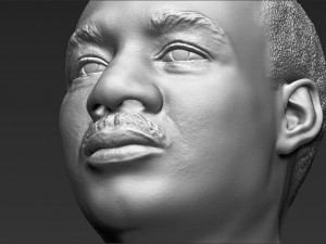 martin luther king bust 3d printing ready stl obj 3D 打印模型