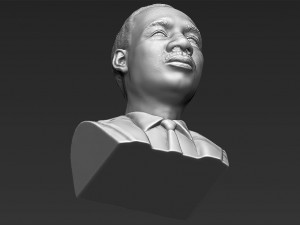 martin luther king bust 3d printing ready stl obj 3D 打印模型