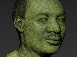 martin luther king bust 3d printing ready stl obj 3D 打印模型