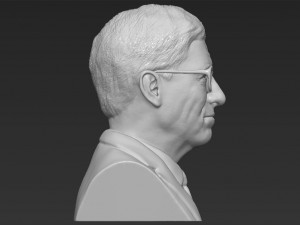 bill gates bust 3d printing ready stl obj 3D Print Model