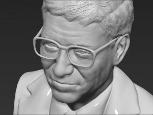 bill gates bust 3d printing ready stl obj 3D Print Model