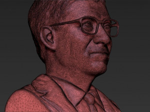 bill gates bust 3d printing ready stl obj 3D Print Model