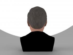 bill gates bust ready for full color 3d printing 3D-Druckmodell