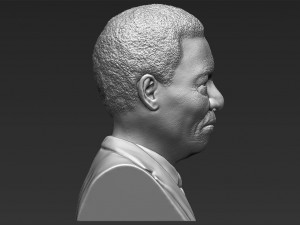 nelson mandela bust 3d printing ready stl obj 3Dプリントモデル