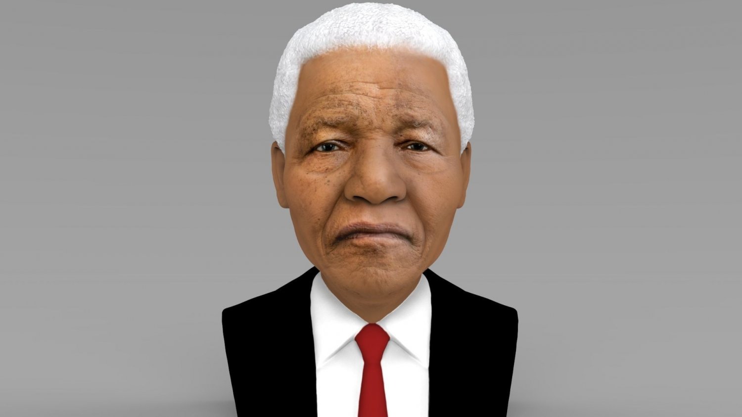 Nelson Mandela Bust Ready For Full Color 3d Printing 3d Model In Man 3dexport