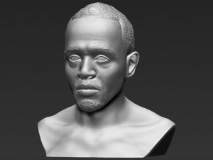usain bolt bust 3d printing ready stl obj 3D 打印模型