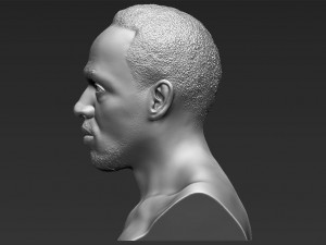 usain bolt bust 3d printing ready stl obj 3D 打印模型
